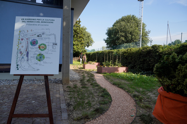 Il Giardino che cura: inaugurato il Giardino di Luciano